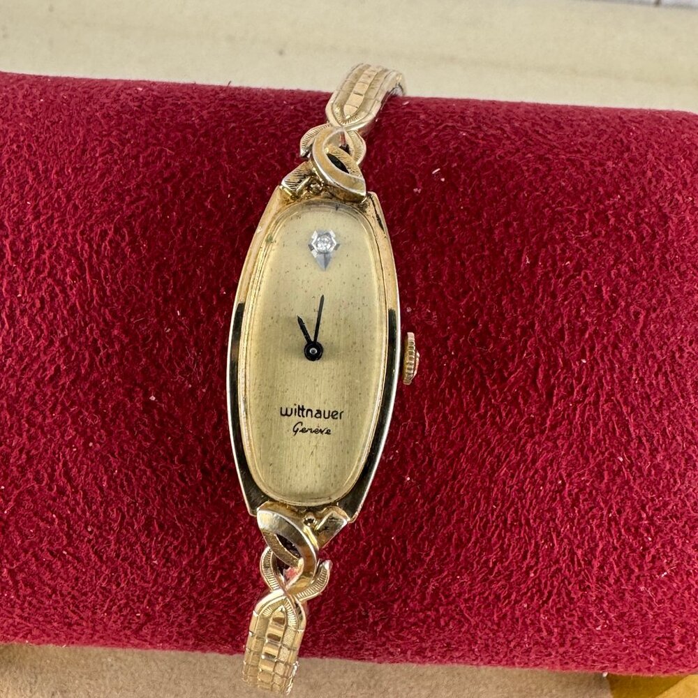 Vintage Swiss Wittnauer Gevene 10K Gold Filled Ladies Dress Watch